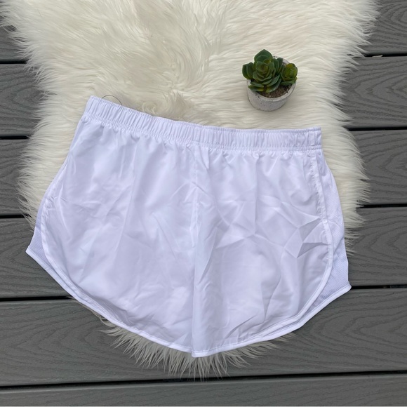 Nike White Dri-Fit Running Shorts - Picture 3 of 3